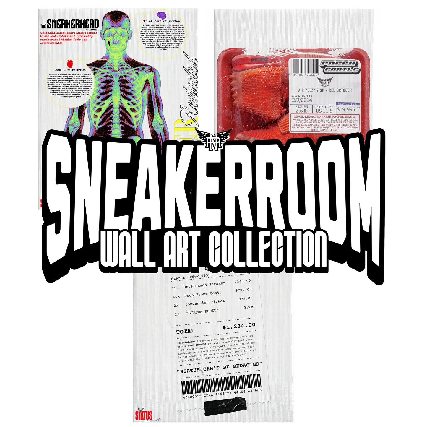 Sneaker Room Wall Art